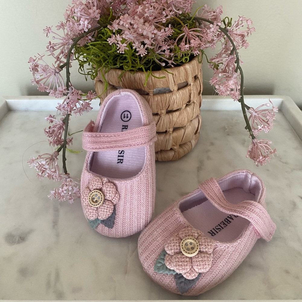 Rabeisir Mary Jane Baby Girl Pink Shoes Size 11